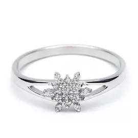 Кольцо из белого золота с бриллиантами э0901кц03159500