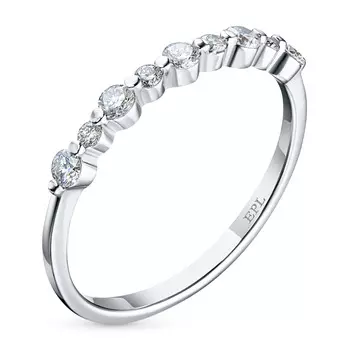 Кольцо из белого золота с бриллиантами э4701кц06200110