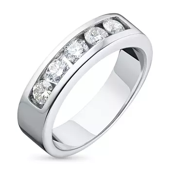 Кольцо из белого золота с бриллиантами э4701кц07153300