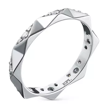 Кольцо из белого золота с бриллиантами э4001кц03210354