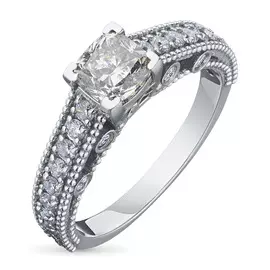 Кольцо из белого золота с бриллиантами ктп09к061707