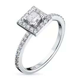 Кольцо из белого золота с бриллиантами э0901к_1119904