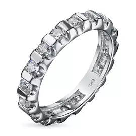 Кольцо из белого золота с бриллиантами э0901к_0919102