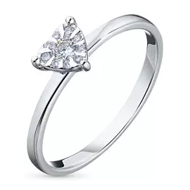 Кольцо из белого золота с бриллиантами БВ09к031995