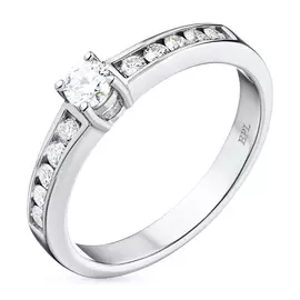 Кольцо из белого золота с бриллиантами э0901кц02163300