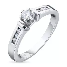 Кольцо из белого золота с бриллиантами э0901кц02181200