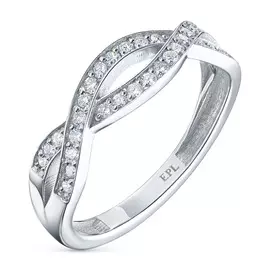 Кольцо из белого золота с бриллиантами э0901кц02211004