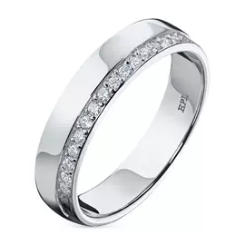 Кольцо из белого золота с бриллиантами э0901кц04162900