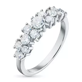 Кольцо из белого золота с бриллиантами э0901кц04180600