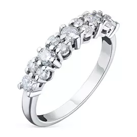 Кольцо из белого золота с бриллиантами э0901кц04201416