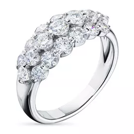 Кольцо из белого золота с бриллиантами э0901кц04210914