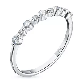 Кольцо из белого золота с бриллиантами э0901кц06200110