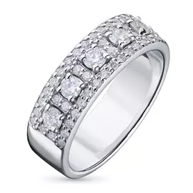 Кольцо из белого золота с бриллиантами э0901кц08160800