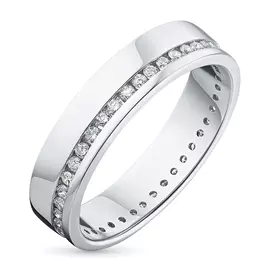 Кольцо из белого золота с бриллиантами э0901кц08161000