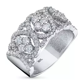 Кольцо из белого золота с бриллиантами э0901кц08190010