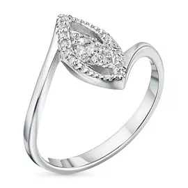 Кольцо из белого золота с бриллиантами э0901кц08200358