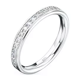 Кольцо из белого золота с бриллиантами э0901кц08210552