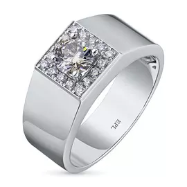 Кольцо из белого золота с бриллиантами э0901кц09162600