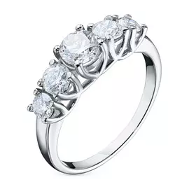 Кольцо из белого золота с бриллиантами э0901кц11190030