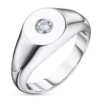 Кольцо из белого золота с бриллиантом э0901кц03210854