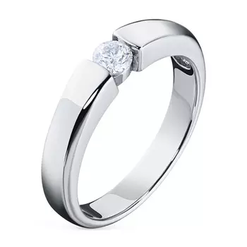 Кольцо из белого золота с бриллиантом э0901кц12154000