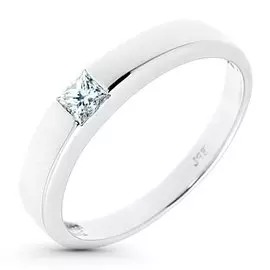 Кольцо из белого золота с бриллиантом э0901кц05120400