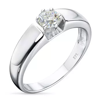 Кольцо из белого золота с бриллиантом э0901кц04082400