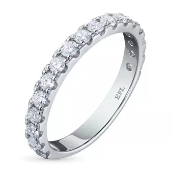 Кольцо из белого золота с бриллиантом э09к051853