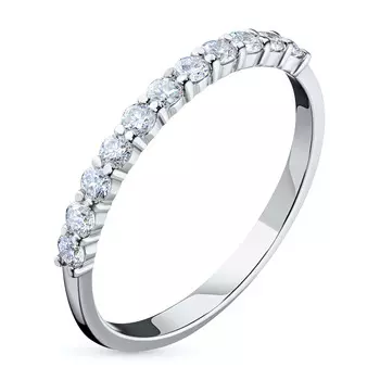 Кольцо из белого золота с бриллиантом э09к121536