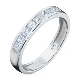 Кольцо из белого золота с бриллиантом э09к071911