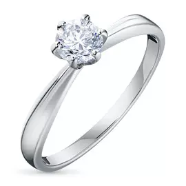 Кольцо из белого золота с бриллиантом э0901кц04200764