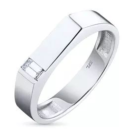 Кольцо из белого золота с бриллиантом БВ09к031983