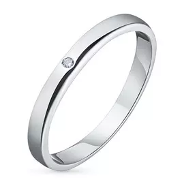 Кольцо из белого золота с бриллиантом э0901кц03153900