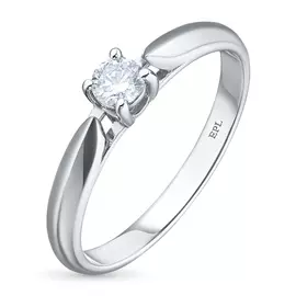 Кольцо из белого золота с бриллиантом э0901кц03154000