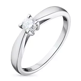 Кольцо из белого золота с бриллиантом э0901кц03163800