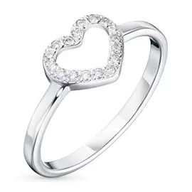 Кольцо из белого золота с бриллиантами э0901кц03210506