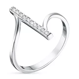 Кольцо из белого золота с бриллиантом э0901кц03210507