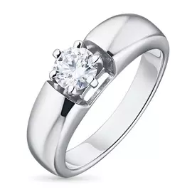 Кольцо из белого золота с бриллиантом э0901кц04082400