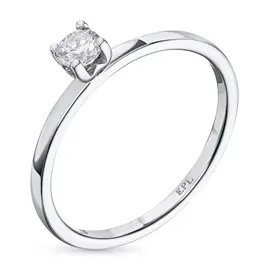 Кольцо из белого золота с бриллиантом э0901кц04160200