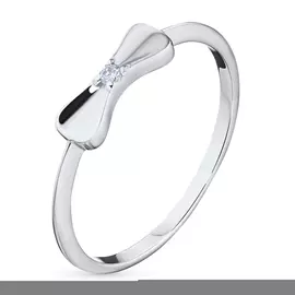 Кольцо из белого золота с бриллиантом э0901кц04200851