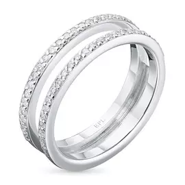 Кольцо из белого золота с бриллиантом э0901кц04200928