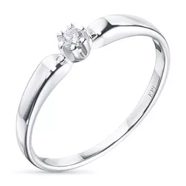 Кольцо из белого золота с бриллиантом э0901кц04203146