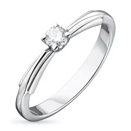 Кольцо из белого золота с бриллиантом э0901кц05151800