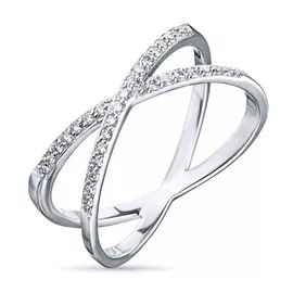 Кольцо из белого золота с бриллиантами э0901кц05152300