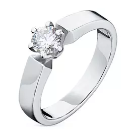 Кольцо из белого золота с бриллиантом э0901кц05166200