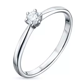 Кольцо из белого золота с бриллиантом э0901кц05200686