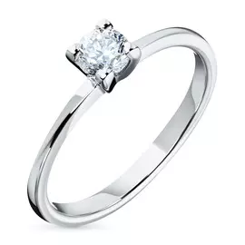 Кольцо из белого золота с бриллиантом э0901кц06121400