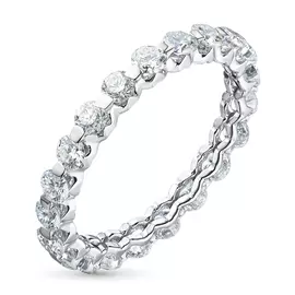 Кольцо из белого золота с бриллиантом э0901кц06151600