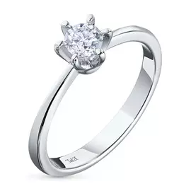 Кольцо из белого золота с бриллиантом э0901кц06160900