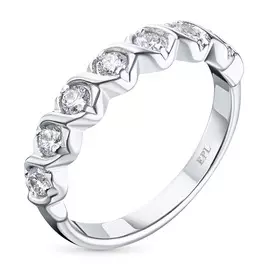 Кольцо из белого золота с бриллиантами э0901кц06210654